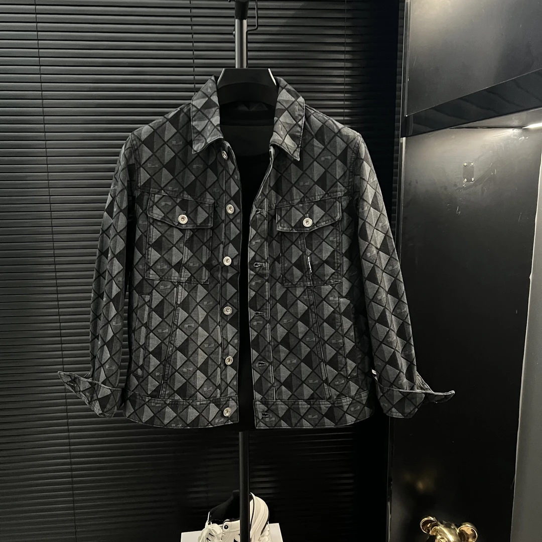 春秋季夹克男新款百搭男装痞帅潮牌高级感上衣男士外套