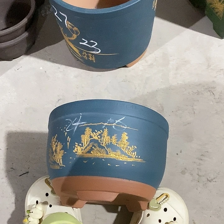 紫砂花盆紫砂花盆
