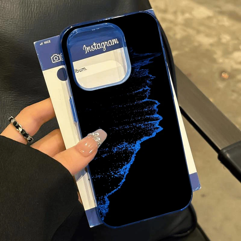 飞虎胜蓝眼泪海岸适用iPhone16/15promax透蓝14手机壳13苹果12套