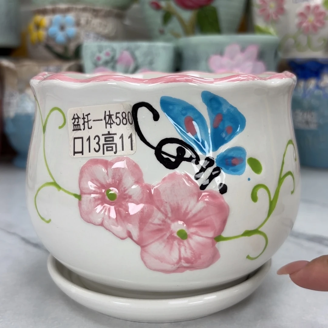 @夏西陶瓷花盆@@5580