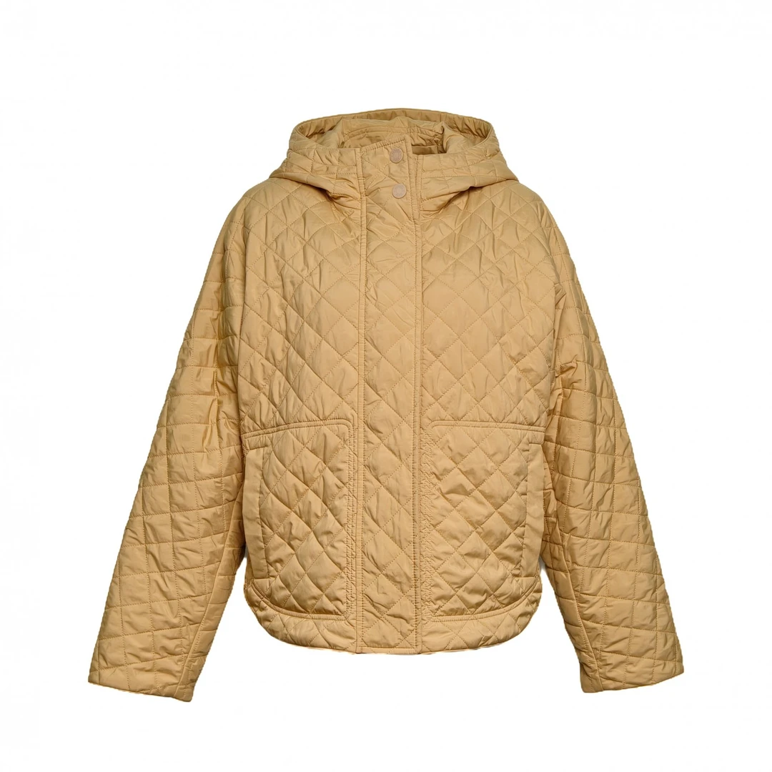 99新 Hermes/爱马仕  活动-300汤/P255129586/菱格连帽外套 36码