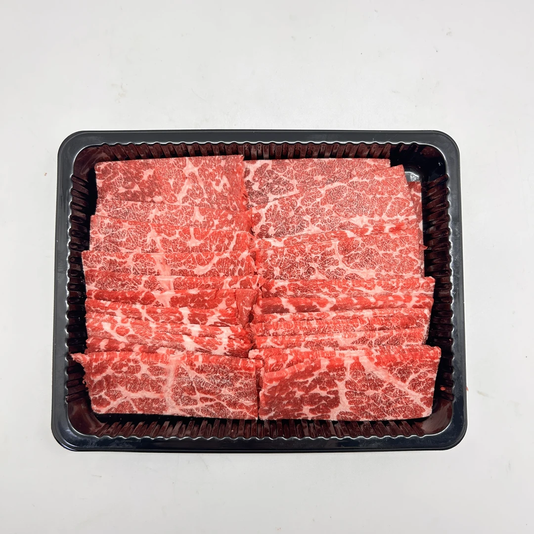 澳洲谷饲原切M9+牛肉片 火锅烤肉佳品 口感细腻   800g