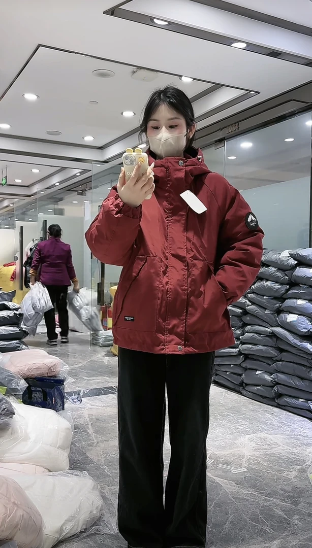 莎姐严选冬款加厚百搭冲锋衣101