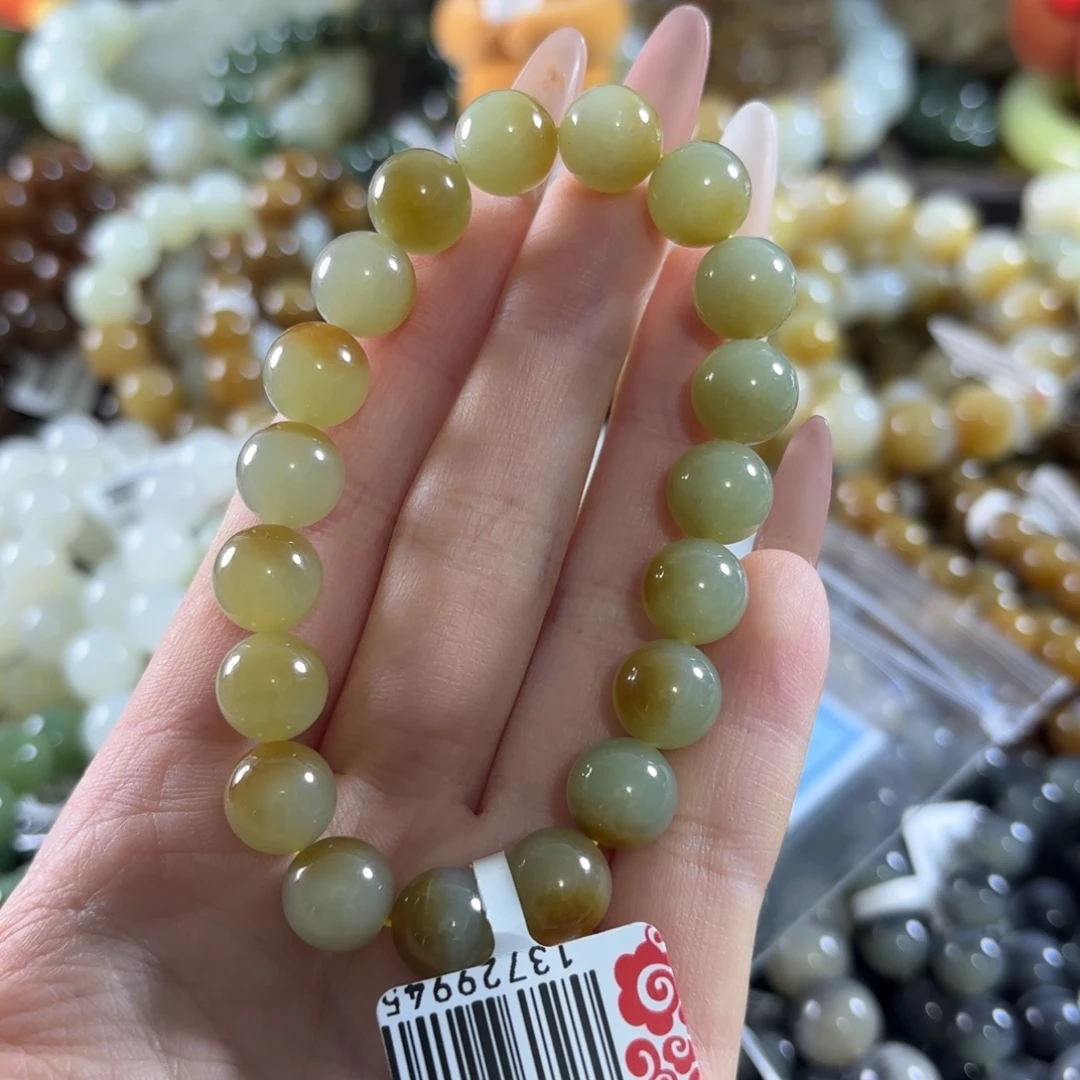 和田玉未镶嵌手链17