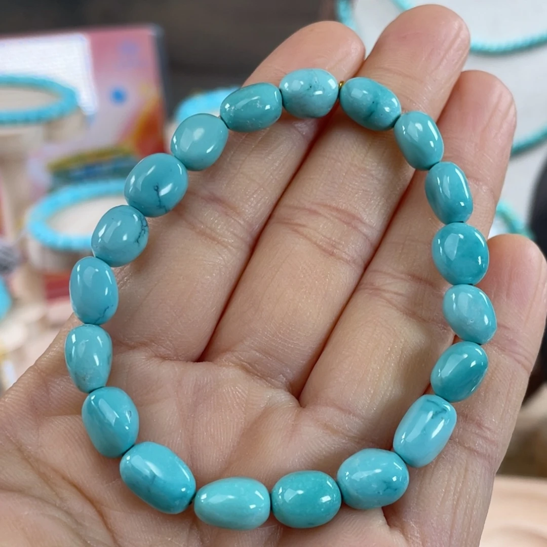 绿松石未镶嵌套链高瓷糖豆