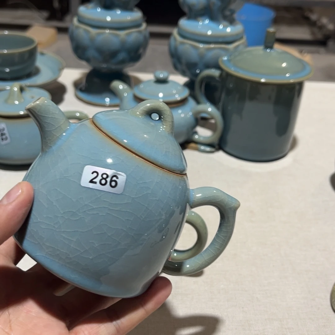 【闪购商品】普****洋秦权手工微瑕天蓝