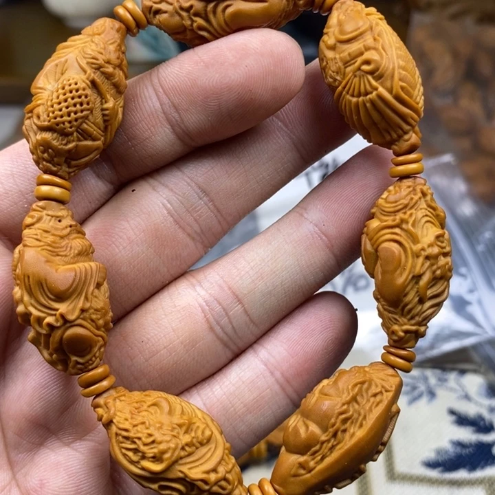 橄榄核手串/手链橄榄核雕工艺手串