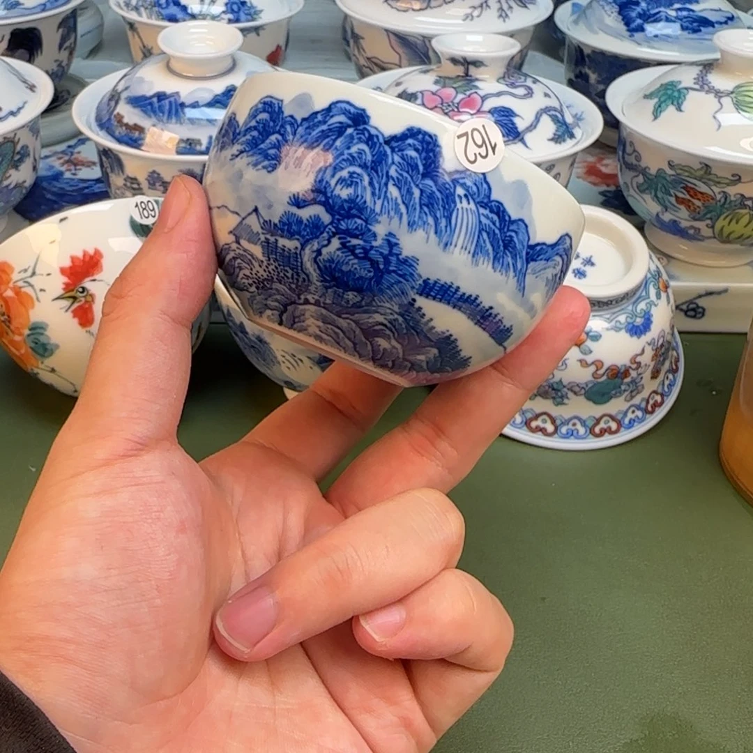 彦祖纯手工手绘茶具162