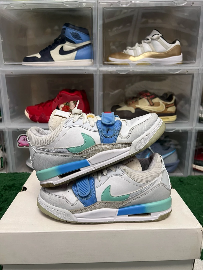 90新 maje 37.5码/aj312low白蓝休闲鞋/二手正品