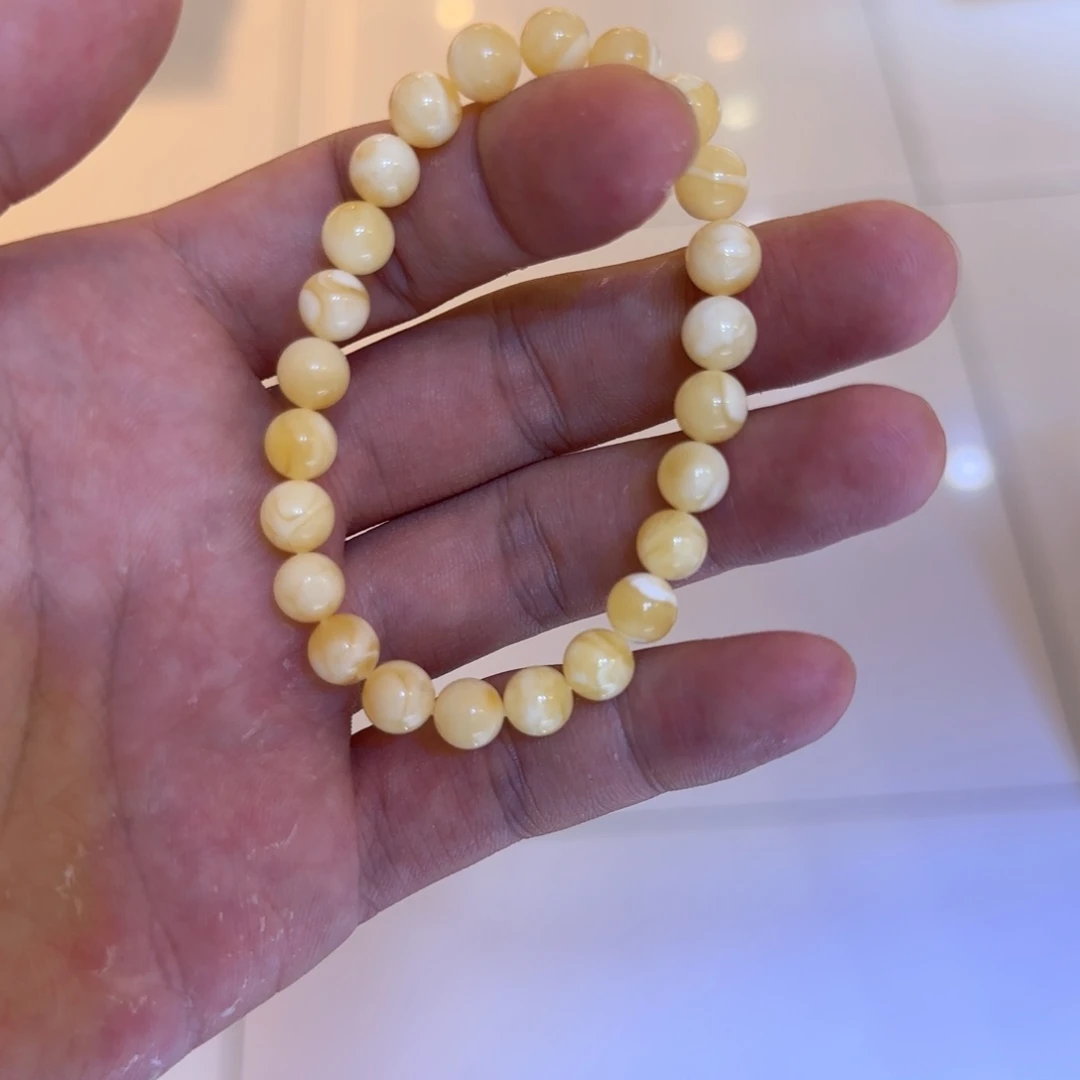未镶嵌琥珀手链蜜蜡