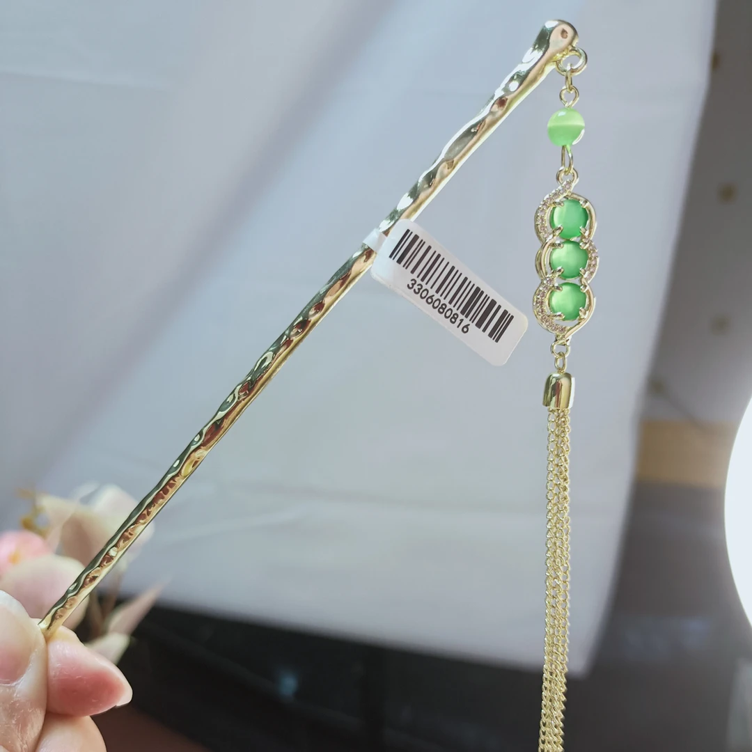 复古宫廷轻奢风民族风国风原创设计发簪女