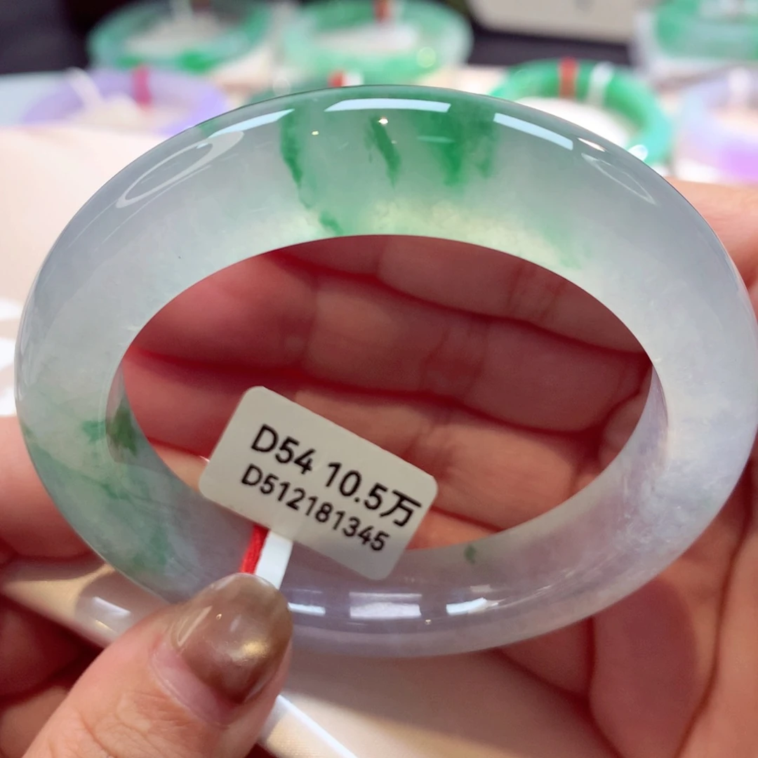 未镶嵌手镯翡翠高货瑕疵漏34号11