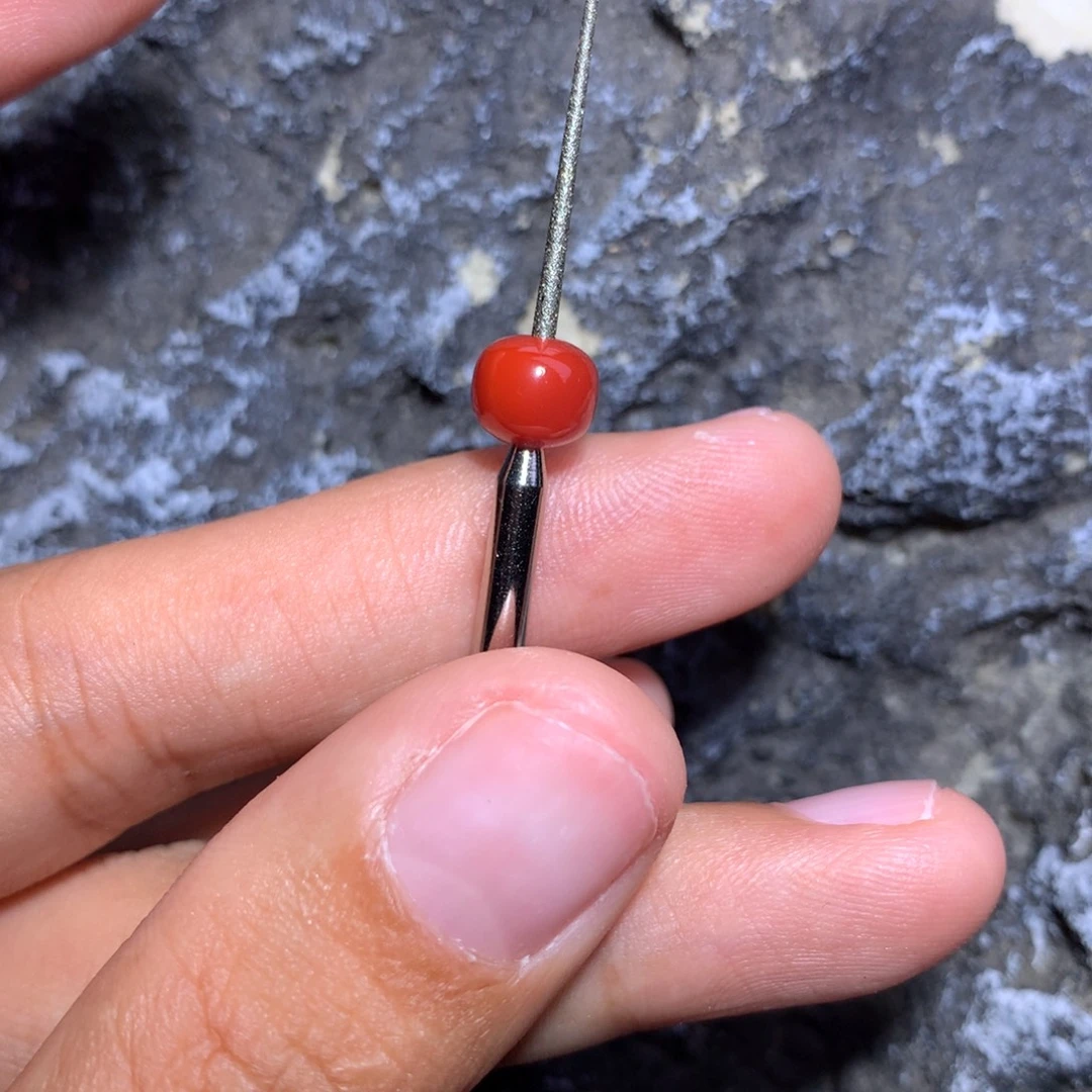 南红玛瑙未镶嵌老型7×6微过渡