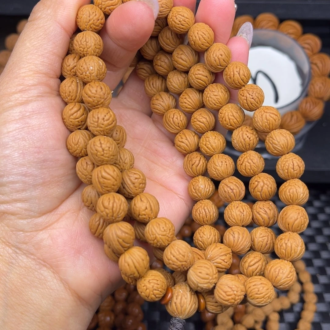 摄***谭吊坠文玩核桃小脑纹脖挂