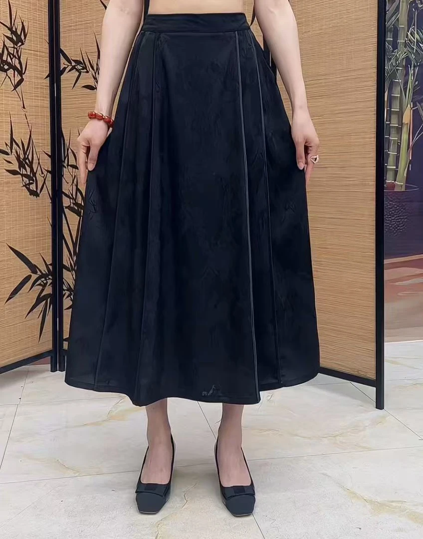 80002款夏季百搭显瘦休闲马面裙