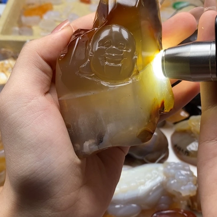 玛瑙/玉髓未镶嵌颈饰