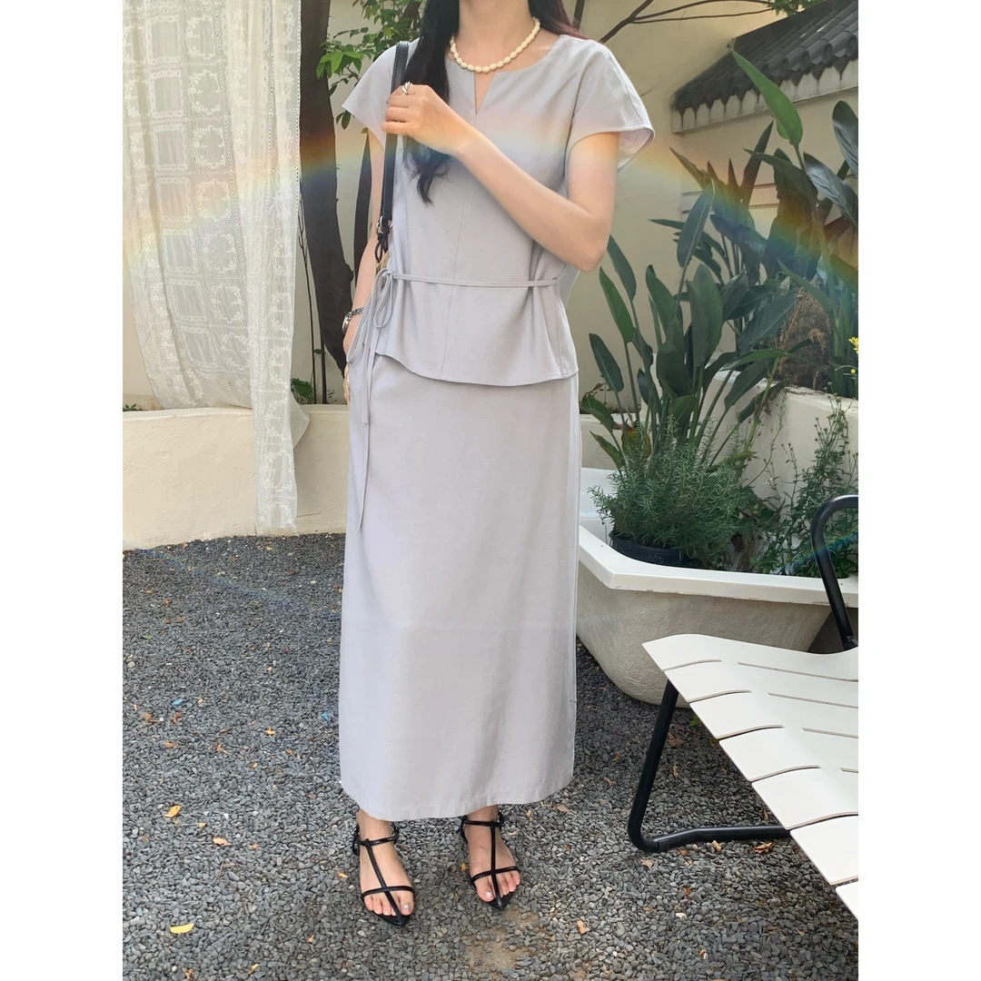 256380  连袖套装（裙长88）  vvs