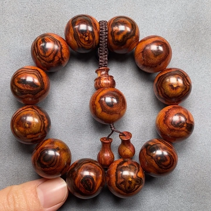 黄花梨/降香黄檀手串/手链海黄2.0蝶恋花