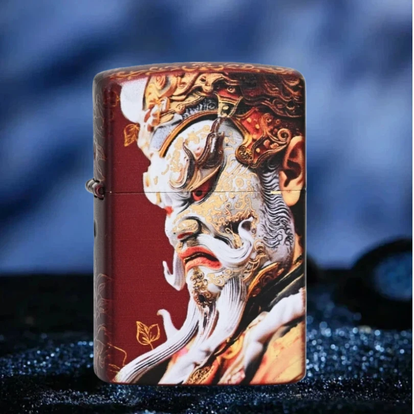 ZORRO佐罗黑财神煤油防风打火机男士送男友达人p17399无油