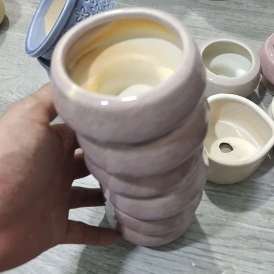 微瑕陶瓷花盆满12包邮