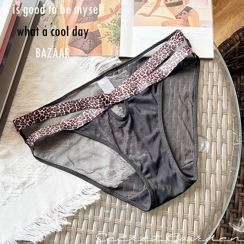 蕾丝性感网纱轻薄少女纯欲内裤三角透气棉裆日韩甜美珍珠浪漫法式