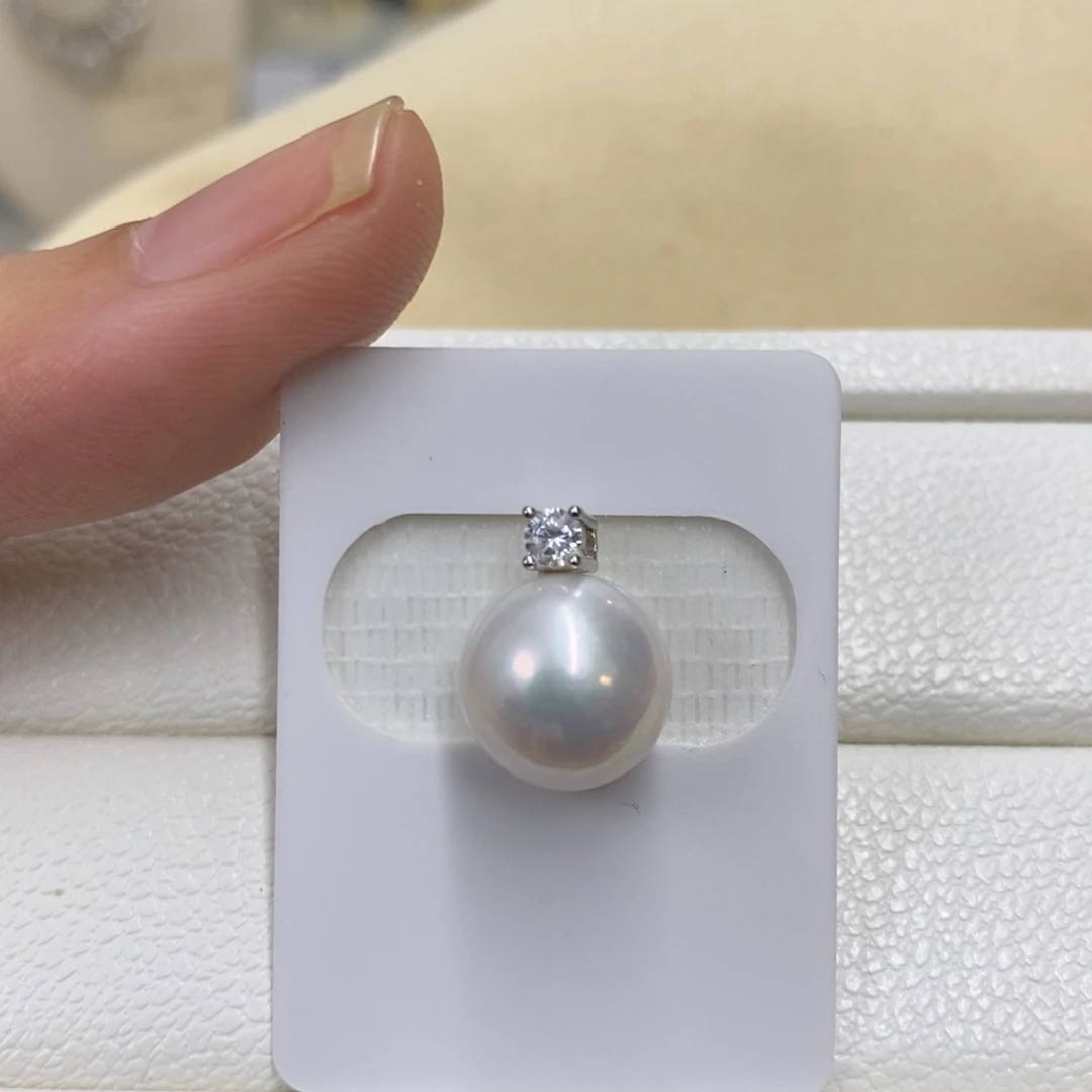 颈饰银S925镶嵌淡水珍珠，no退换，链接4