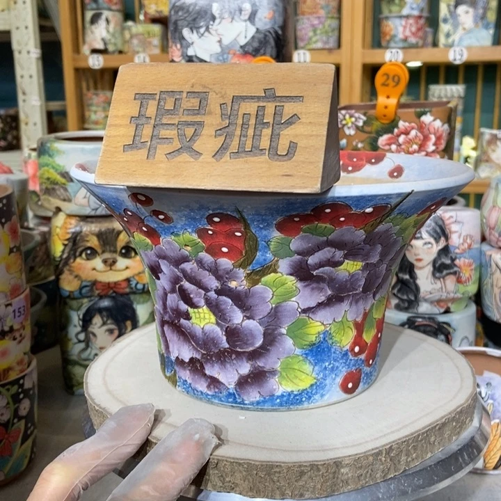 红陶景德镇艺术手绘作品