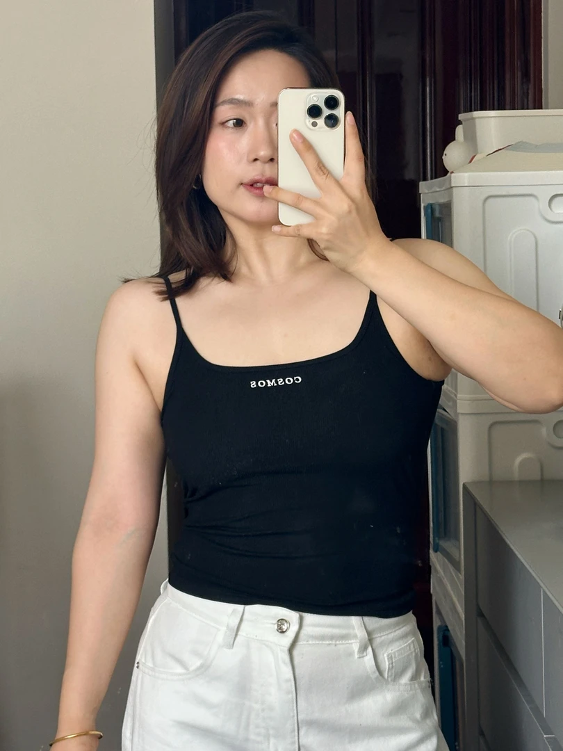 【带杯美背】针织打底小吊带背心夏季外穿带杯内搭美式修身无袖上衣