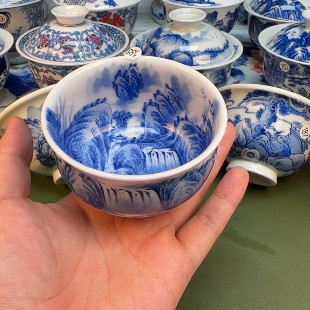 彦祖纯手工手绘茶具185