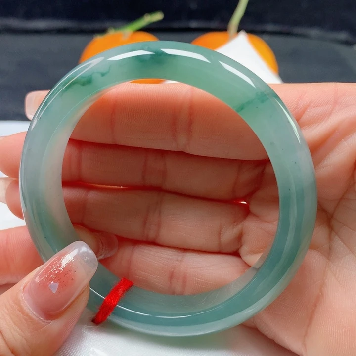 翡翠手镯未镶嵌缅甸天然a货翡翠57