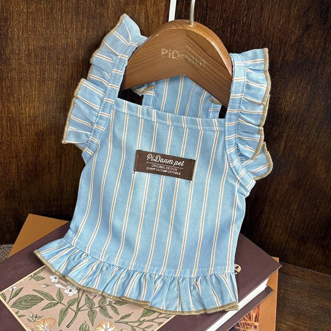 宠物狗狗狗猫咪衣服夏季甜济斯比熊泰迪雪纳瑞美可爱荷叶裙马尔