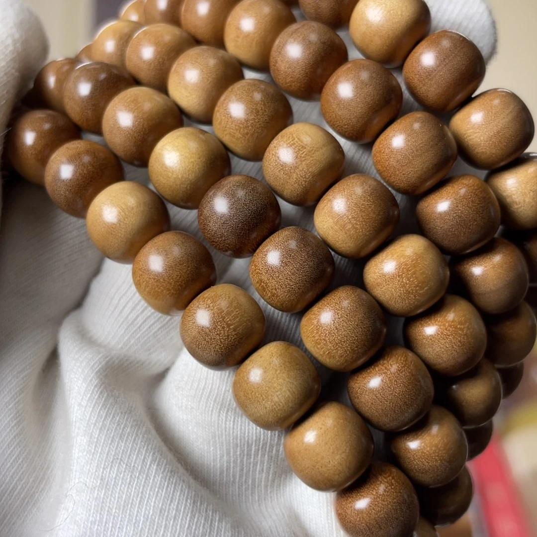 王***）手串/手链檀香木老山檀香老料横纹9×10×108