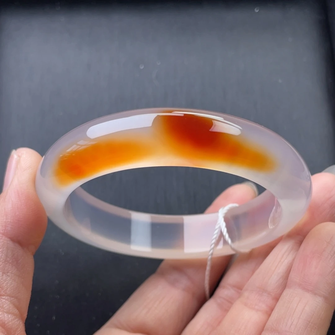 玛瑙/玉髓手镯未镶嵌57圈口