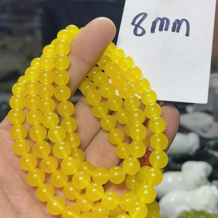 蛇纹石玉项链未镶嵌