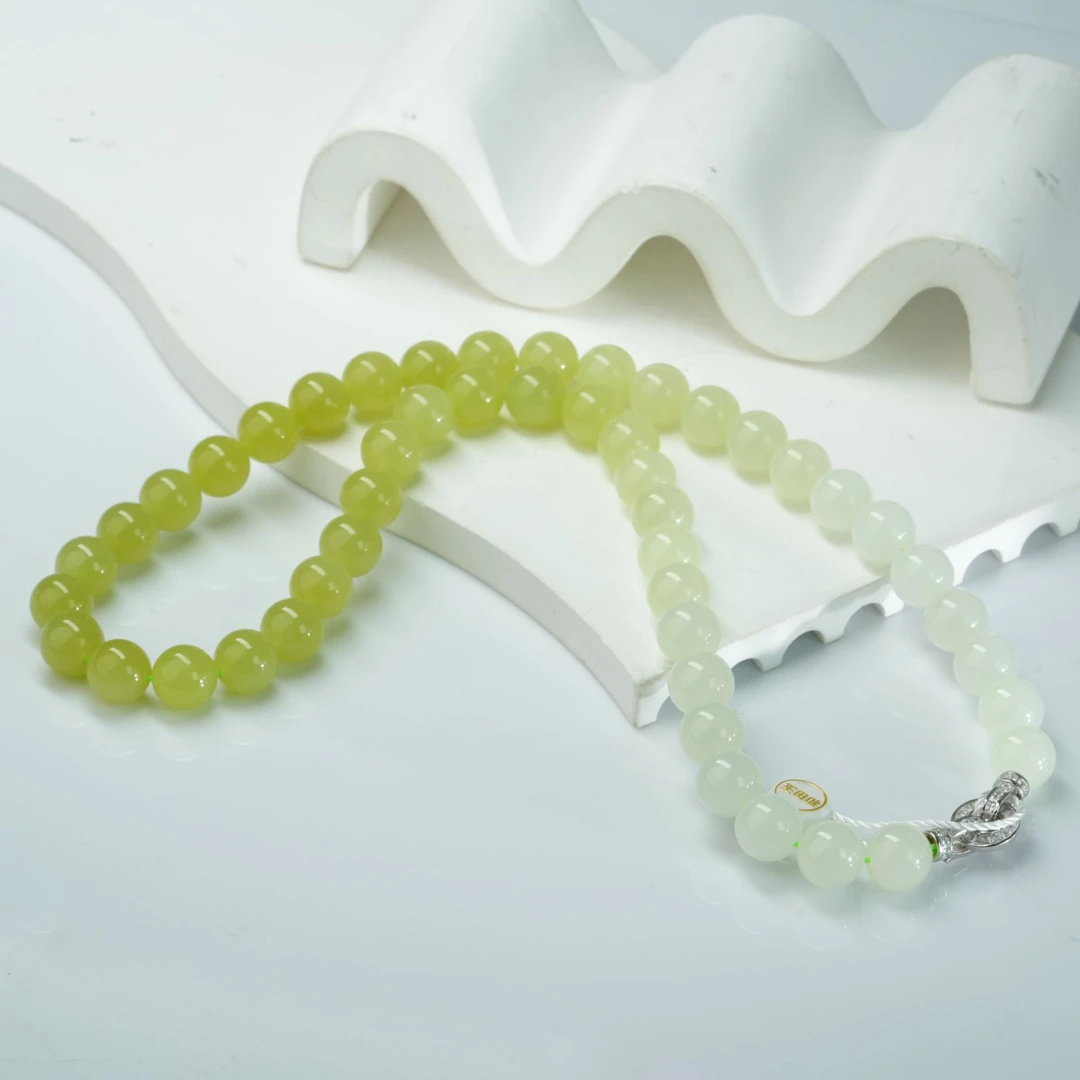 【小北严选】和田玉项链约9.5mm+【多样性发一件】-AH251X166