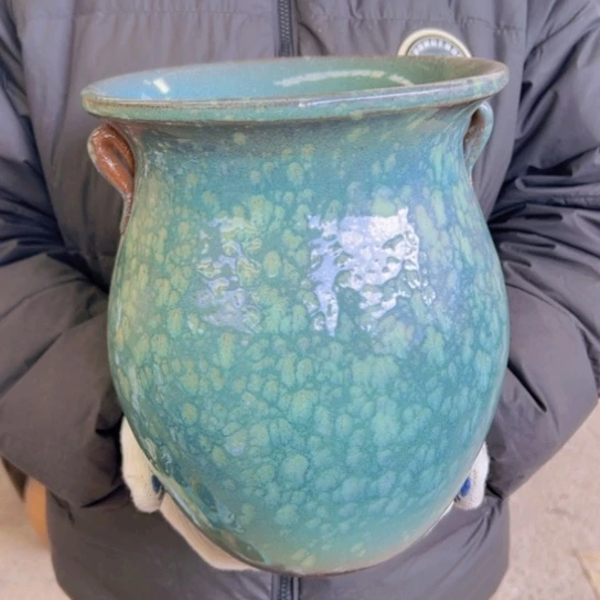 紫砂花盆高28口21————-