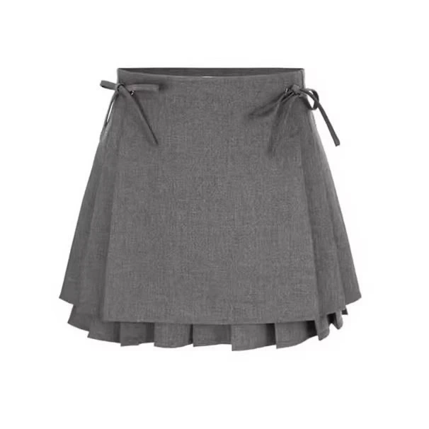 学院风大码春秋学院半身裙复古秋冬半裙高腰短裙时尚显瘦百搭裙