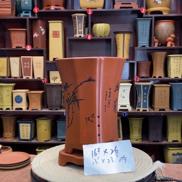 紫砂花盆紫砂花盆