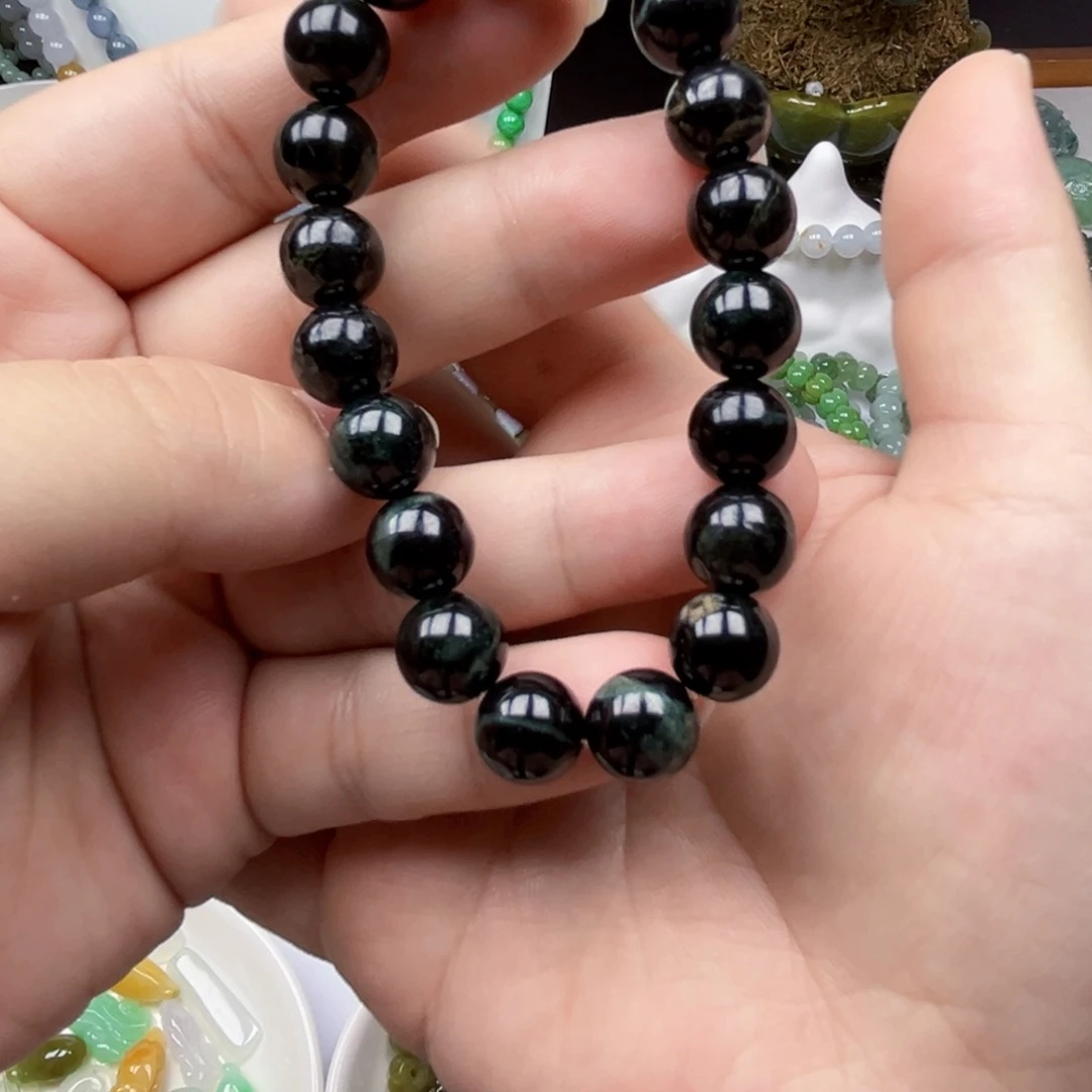 未镶嵌手链翡翠手串