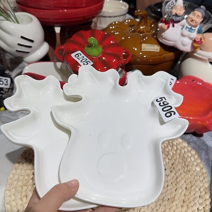 瓷片微瑕陶瓷满15包邮5906