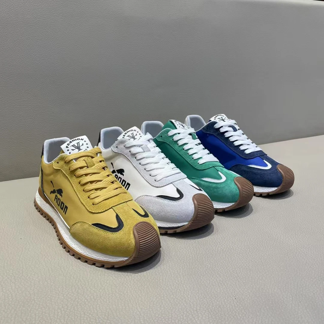 接国潮休闲舒适轻便个性男款潮鞋干净痞帅男鞋夏天鞋子开车旅游鞋