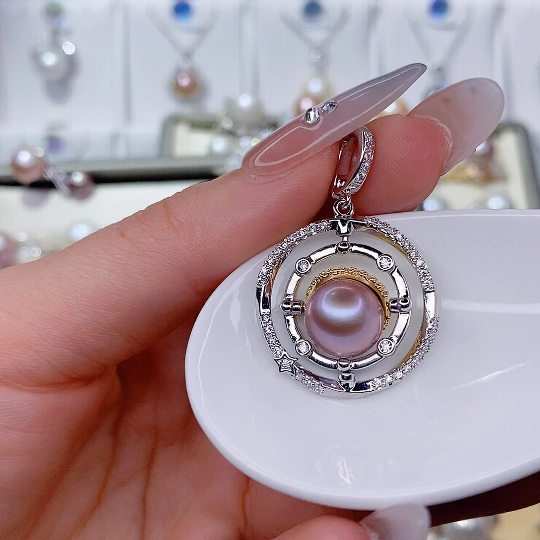 未镶嵌淡水珍珠吊坠(赠链)