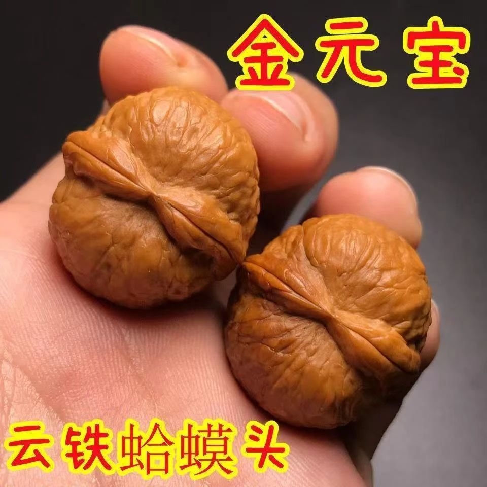 元宝核桃云南铁核桃蟾型元宝核桃男女盘玩精品元宝核桃