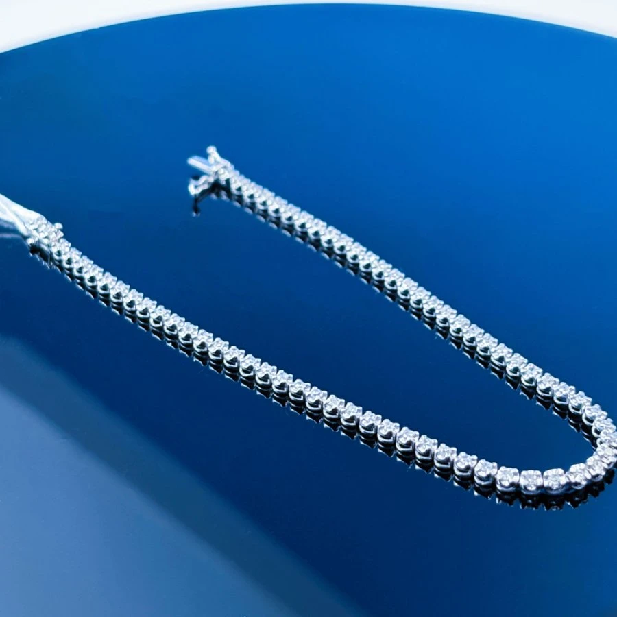 【月下高定珠宝】重金1克拉四爪手链