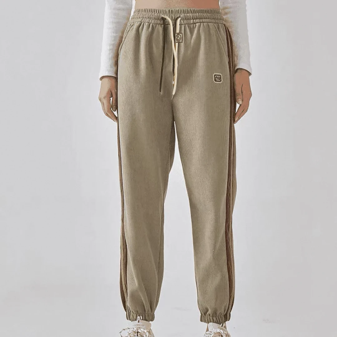 秋冬新品！时尚百搭加绒束脚运动裤F748