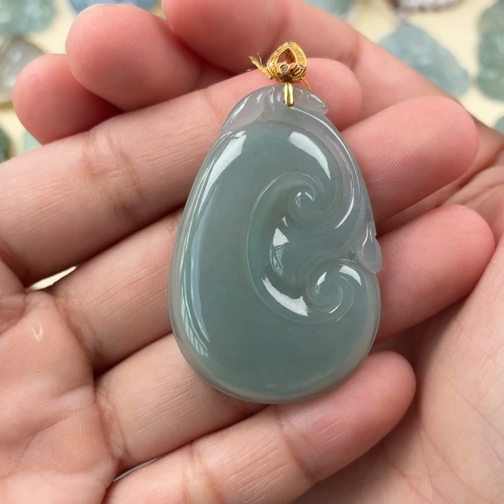 颈饰未镶嵌翡翠天然翡翠a货