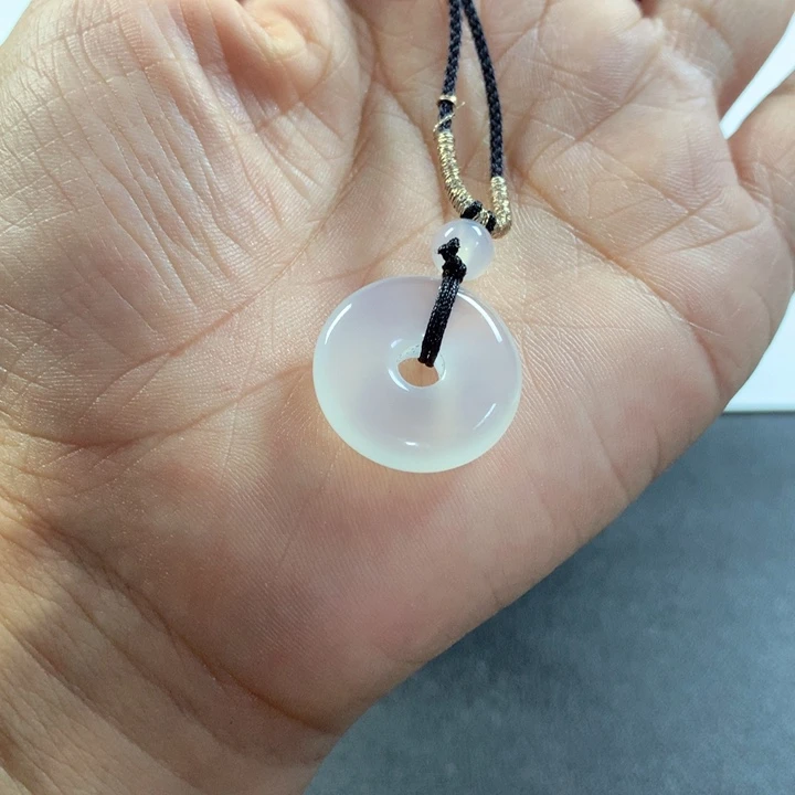 玛瑙/玉髓颈饰合金项链