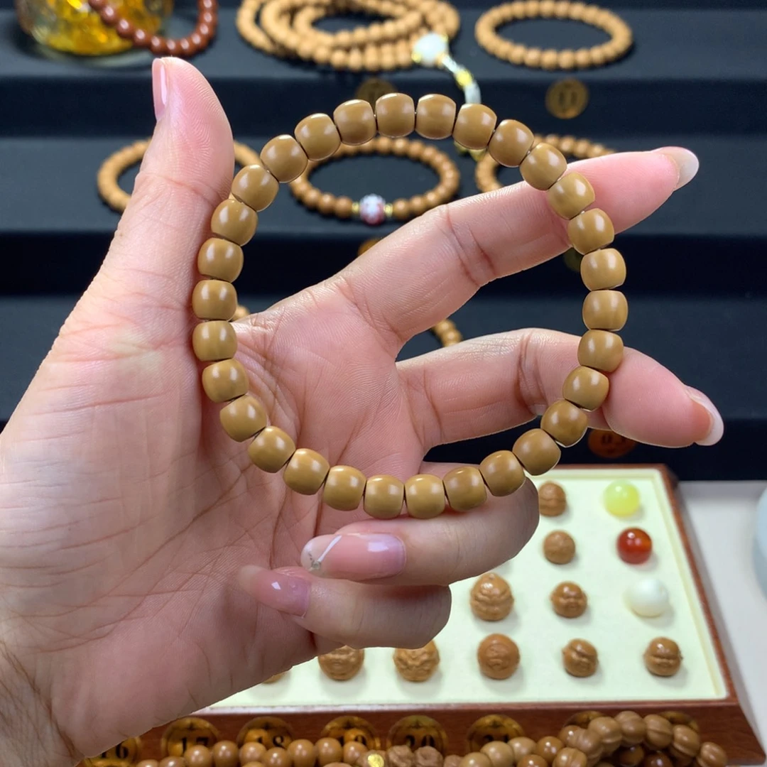 街***的手串猴头核桃猴头核桃原皮原色直切全品