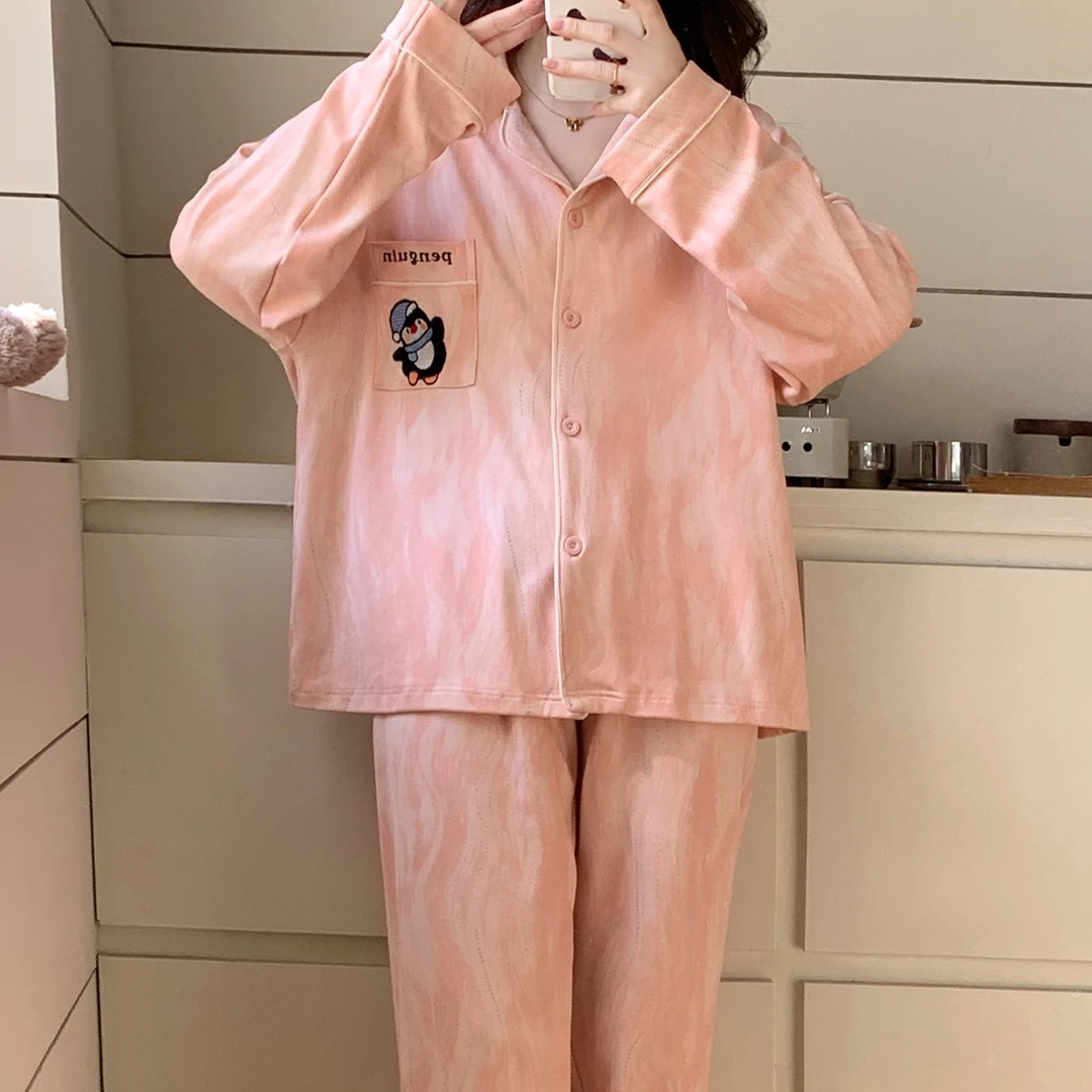 春秋季睡衣女款爆款2025新款可外穿可爱宽松长袖套装高级感家居服