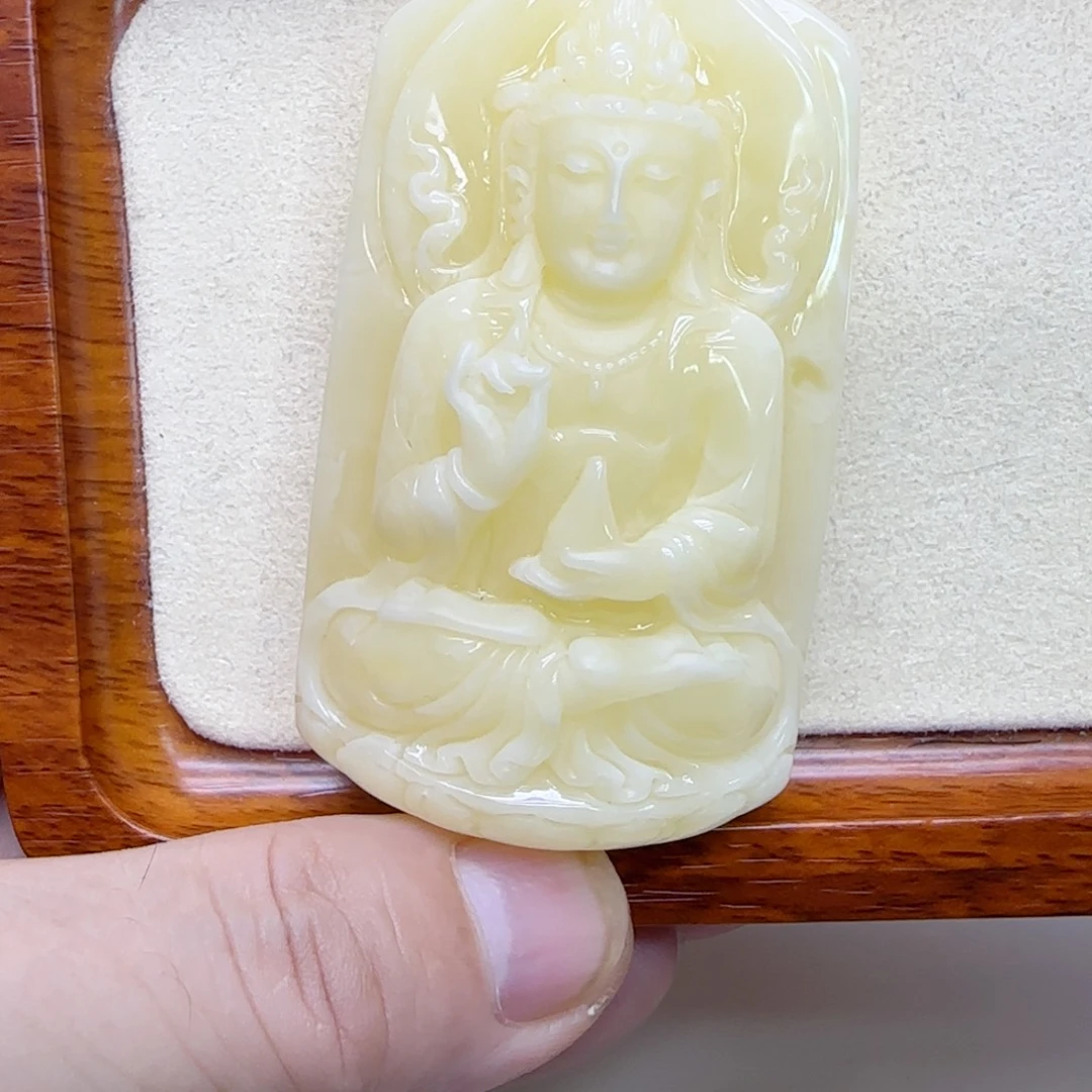 蜜蜡未镶嵌吊坠(赠链)蜜蜡吊坠